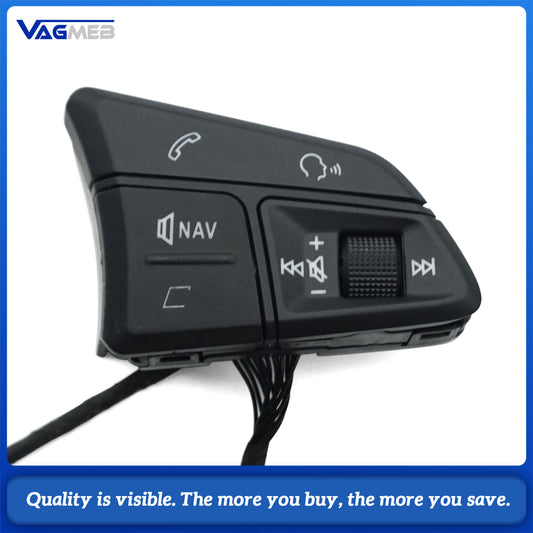 Multi functional steering wheel button For Audi TT car accessories