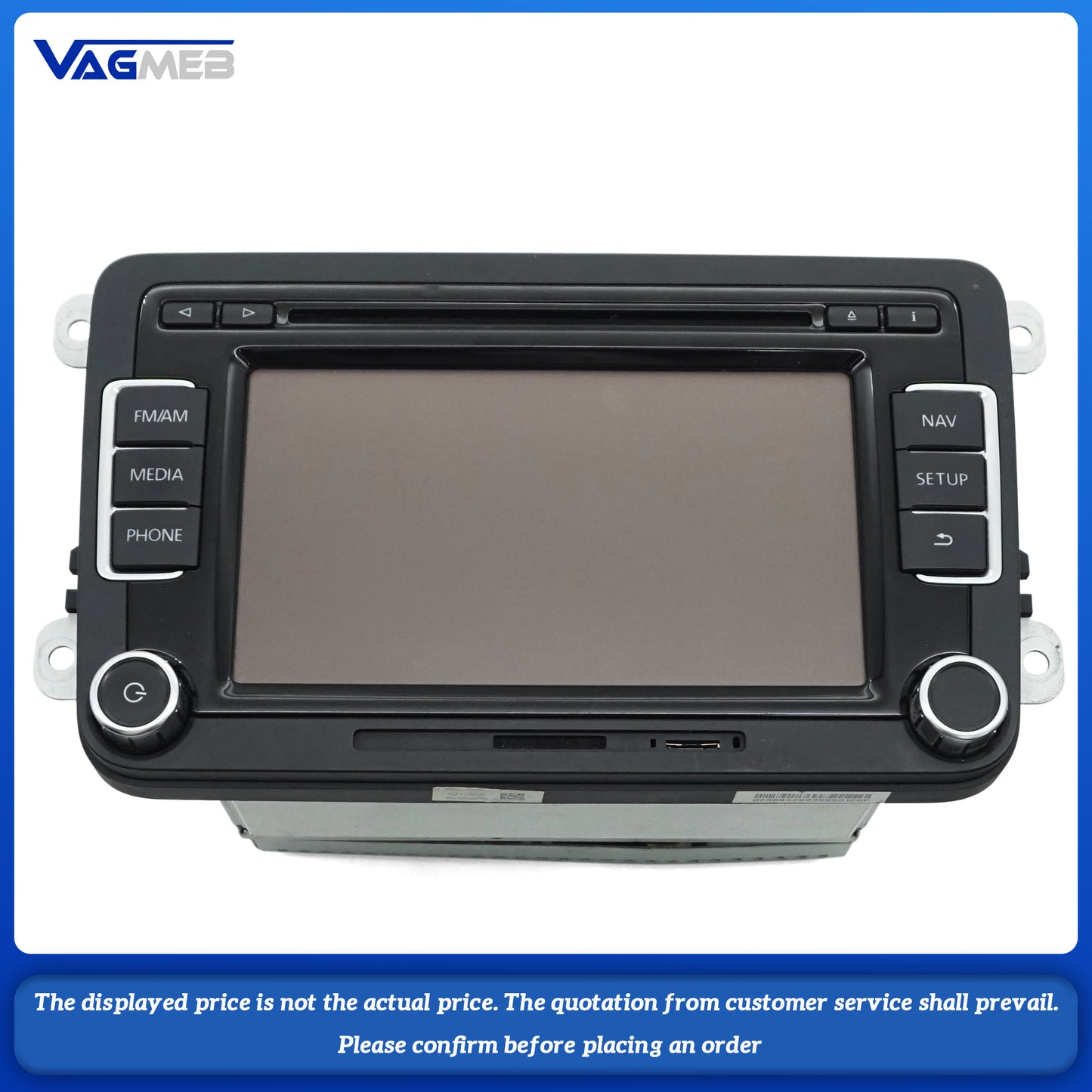 3AD 035 272 Car Radio RCD510 CD USB AUX RVC Rear View camera For VW Touran Tiguan MK1 CC Passat B8 Jetta Golf