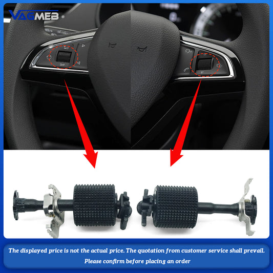 Multifunctional Steering Wheel Button Key Steer Switch Roller For Skoda Rapid Spaceback Karoq Kodiaq Fabia Scala Yeti Octavia