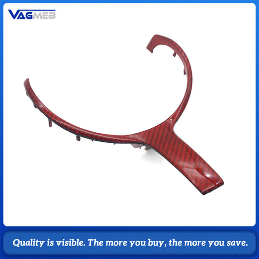 For BMW F Series Steering Wheel Carbon Fiber Trim Cover For BMW F30 F32 F22 F48 F20 F15 F12 F10 X5M Car Replacement Decoration