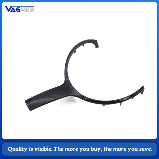 Steering wheel trim strips available in a variety of styles for BMW F-series steering wheels