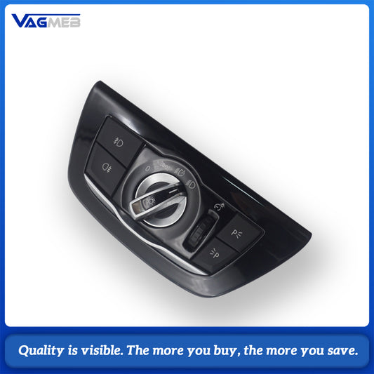 Car HeadLamp Rotary Foglight Button Headlight Switch Cover Panel For BMW X3 G01