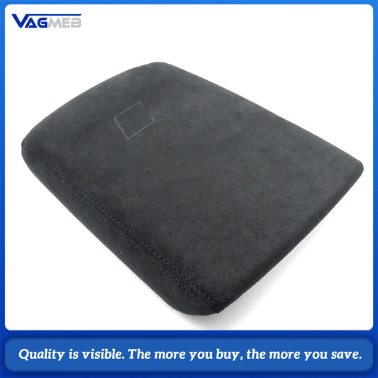 For Audi A4 A5 S4 S5 B9 Accessories Suede Car Trim Interior Armrest Box Shell Sheath Cover