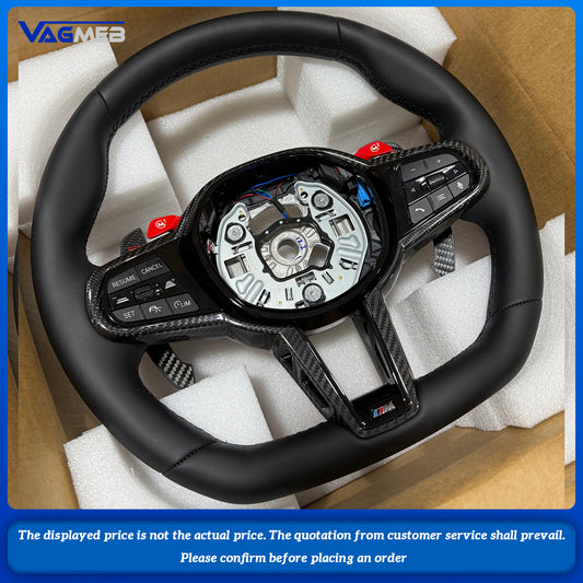 Steering Wheel For BMW 3 4 5 Series G20 G23 G26 G30 G32 G80 G82 G87 F90 G05 G06 G29 G42 Car Accessories