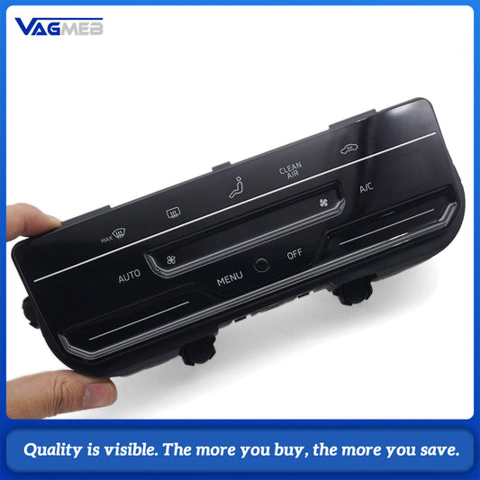 Car Touch Screen AC Climate Control Panel No Heating Function 57D 907 044 J, Air Conditioner Switch Control Module Replacement Part For Skoda Kodiaq