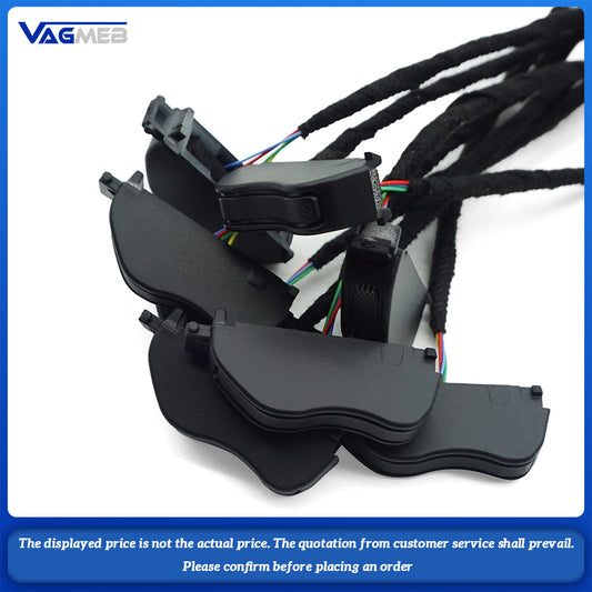 A48M-Professional For 4KD862533 Front Cup Holder Assembly Water Cup Holder Multi-Color Ambient Light Wiring Harness for Audi A6