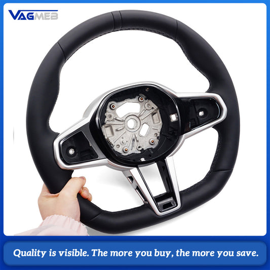 Sports steering wheel CS Nappa leather suitable With vibration motor For BMW 3 4 5 series G20 G21 G80 G81 G22 G23 G26 G30 G32 G87 G80 automotives