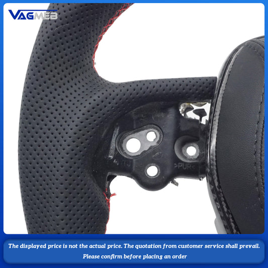 For Toyota Corolla half-hole red line carbon fiber steering wheel