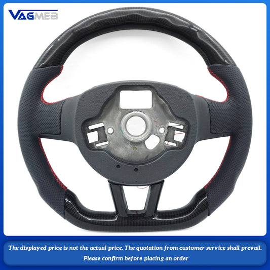 For Skoda Octavia VRS 2015-2020 Model Carbon Fiber Steering Wheel Customized Sport Wheel