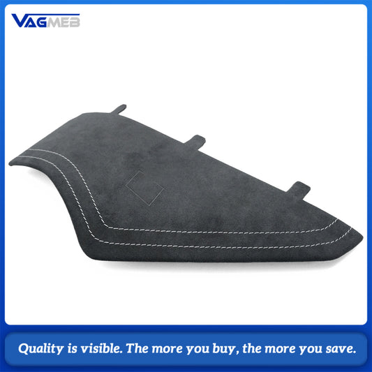 Premium Alcantara Dashboard Cover Fit for Audi A6C8 Red Stitching , RS S Emblem Logo