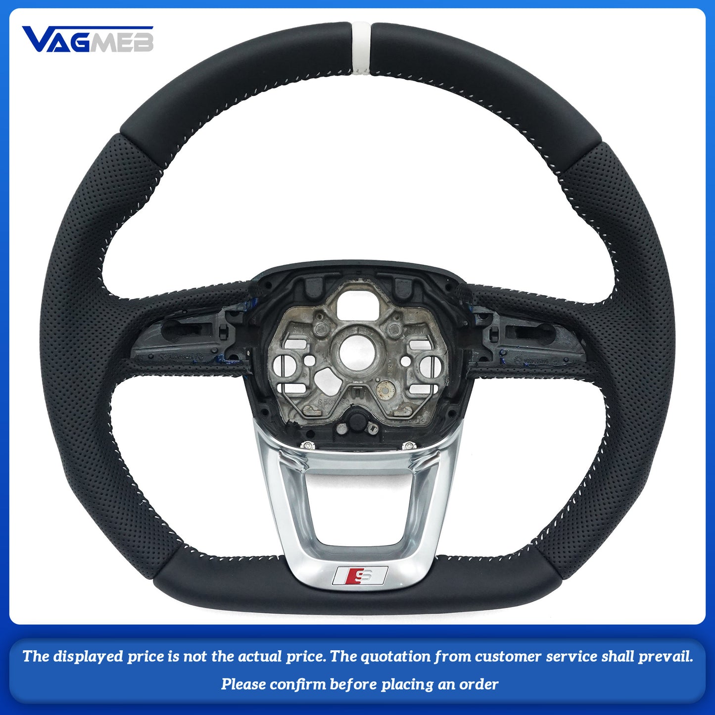 For Audi S logo Q3 Car Steering Wheel