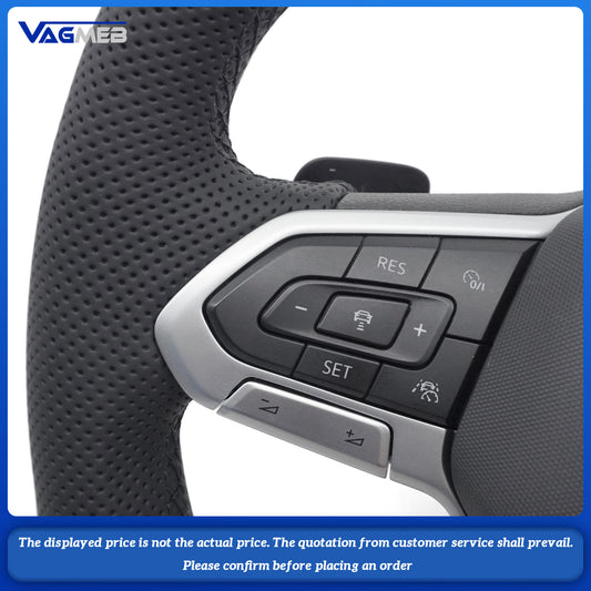 For VW Passat B8.5 Heated small paddle shifters steering wheel
