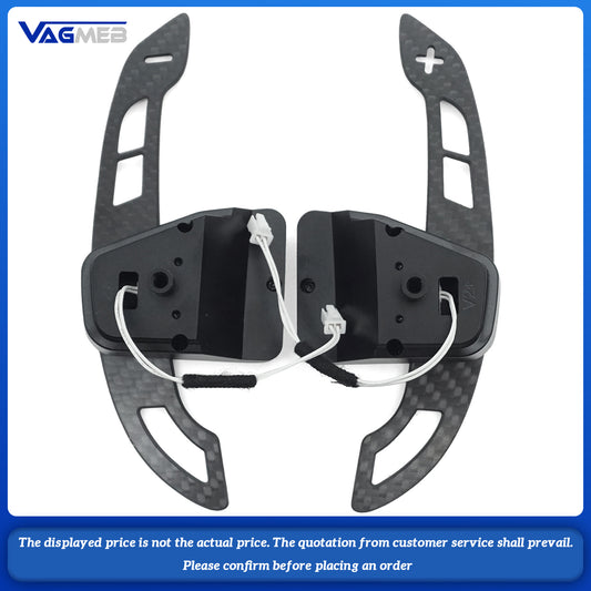 For VW Polo Carbon Fiber Magnetic Steering Wheel Paddle Shifters