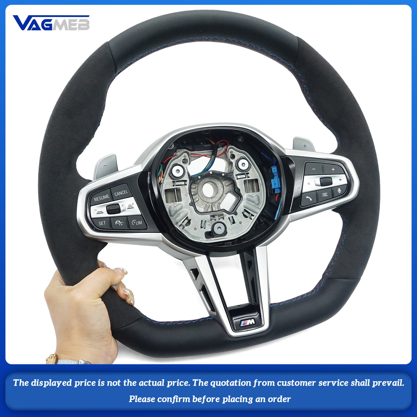 Automotive carbon fiber steering wheel For BMW 3 4 Series G20 G21 G80 G81 G22 G23 G26 Car modification interior accessories