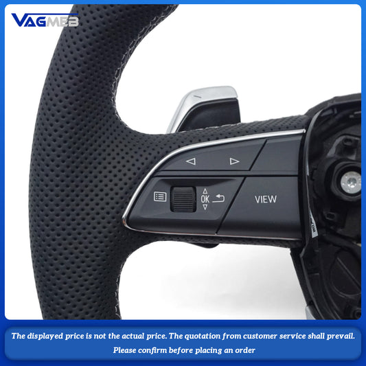 For Audi S Logo Q5 FY - Light gray trim with heated steering wheel