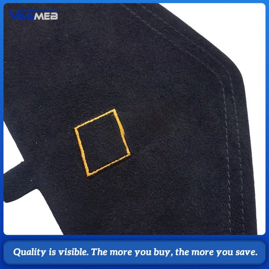 For Audi A6 C8 RS6 C8 Alcantara white stitch Dashboard cover plate with S RS emblem