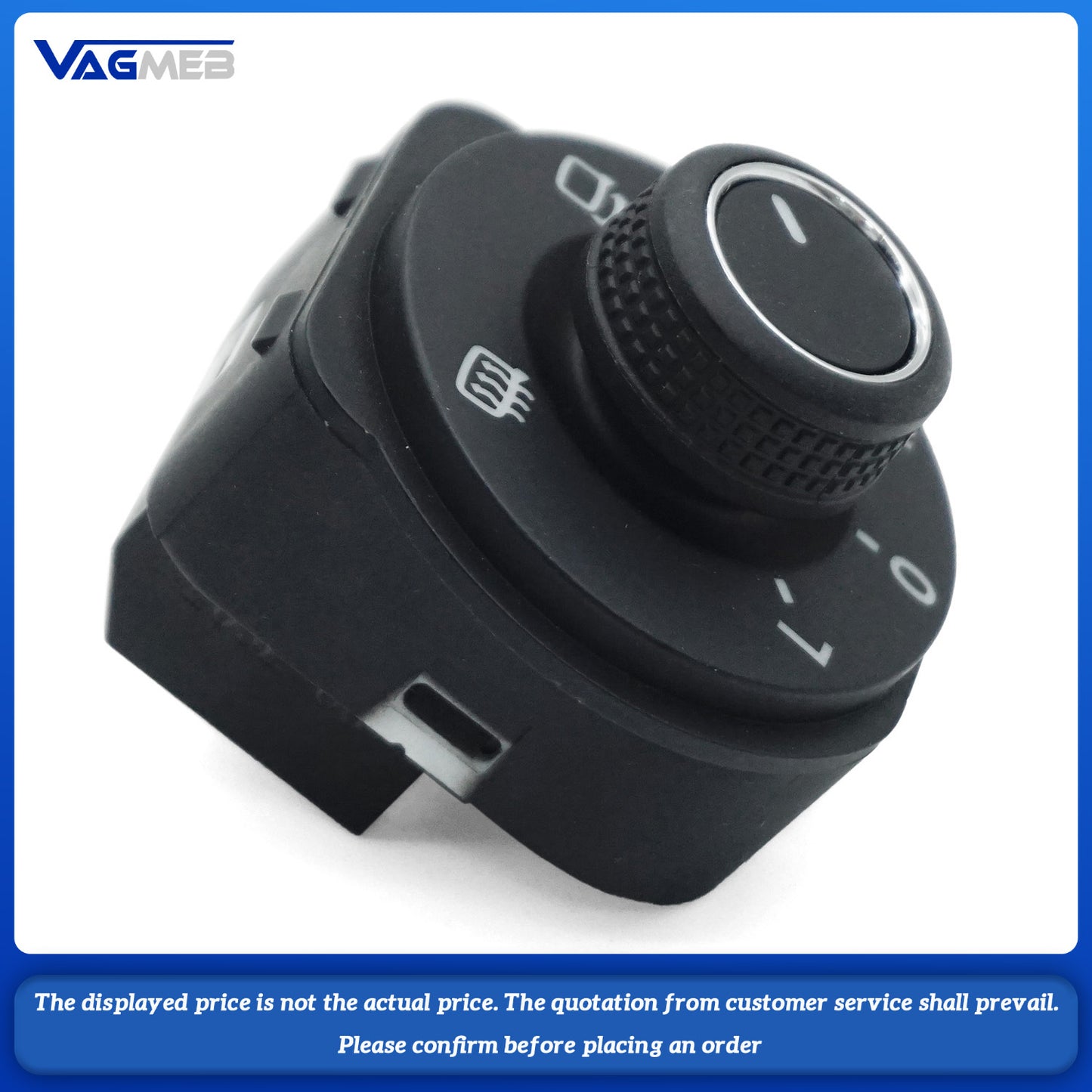 Rear View Mirror Adjuster Control Switch Folding Knob Button For VW POLO 6R 2011 2012 2016 6RD 959 565 D