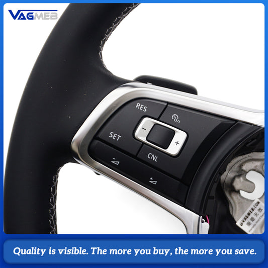 For VW Rline Steering Wheel For VW CC POLO Golf MK6 MK7 GTI For Passat Tiguan Scirocco Steering Wheel Assembly