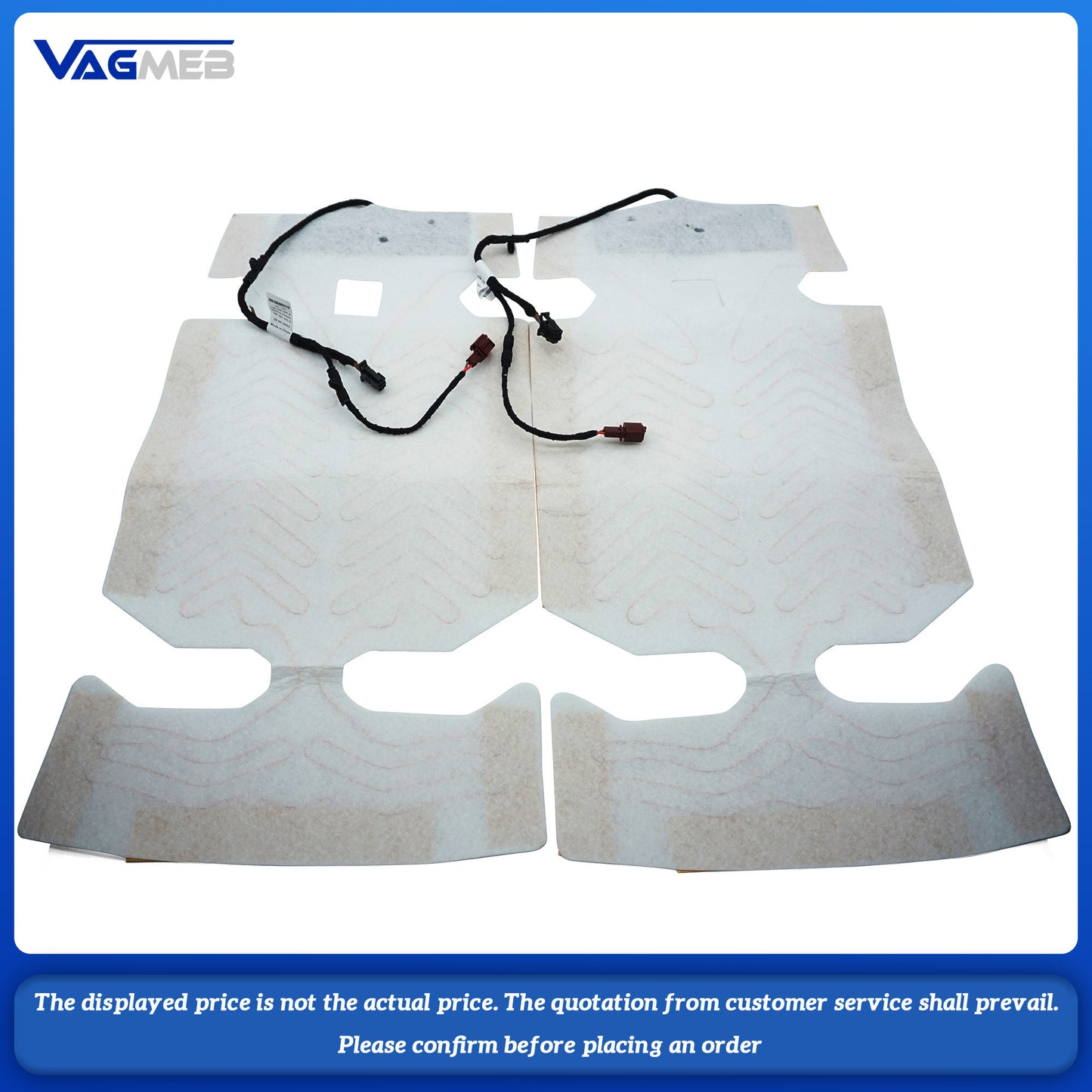 A set of front heating pads for VW 2019 Lavida
