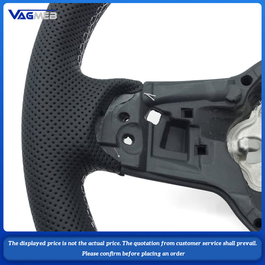 For VW Golf Rline Leather white line steering wheel