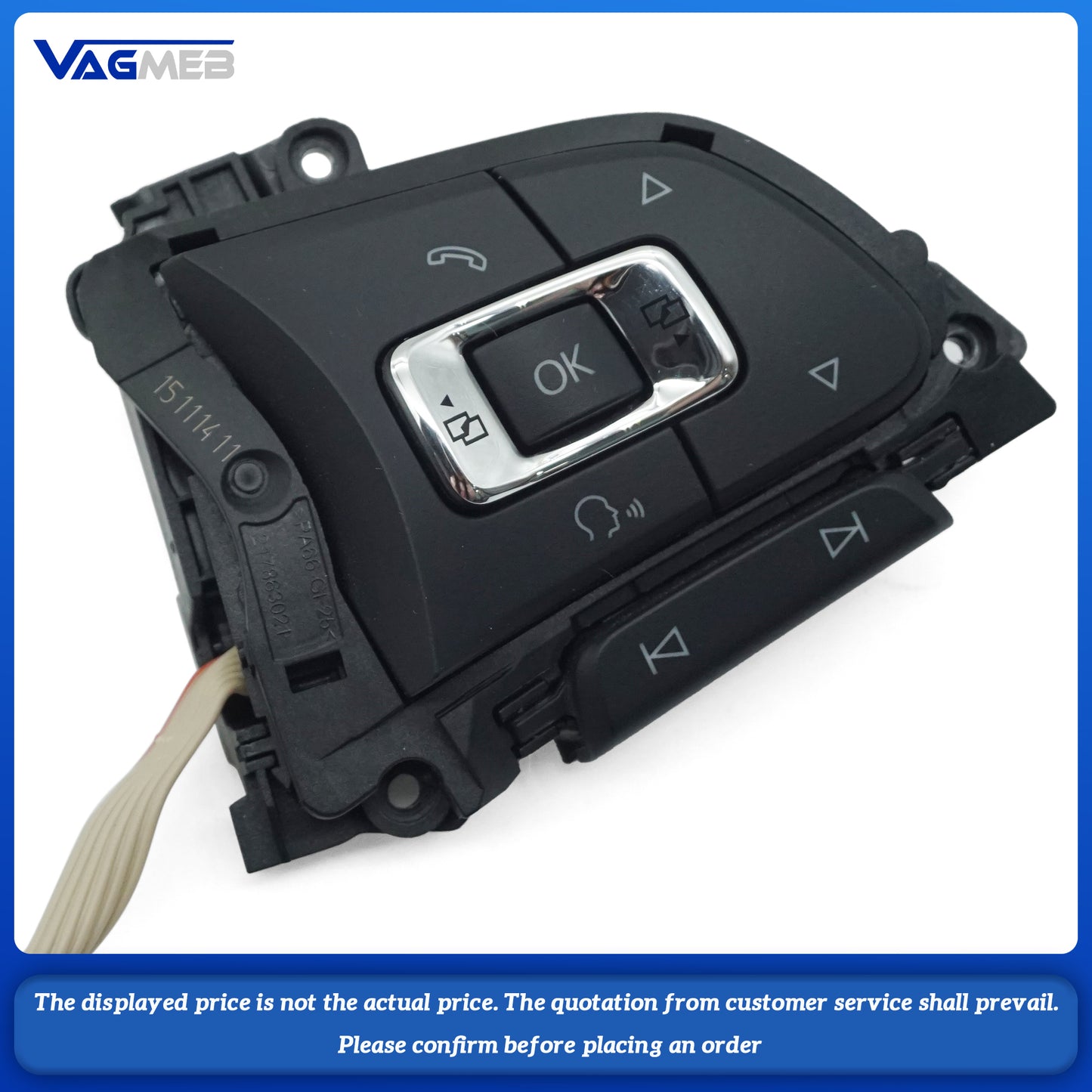 Car multifunctional steering wheel button For vw Golf 7 MK7 VII 5G0 959 442 K