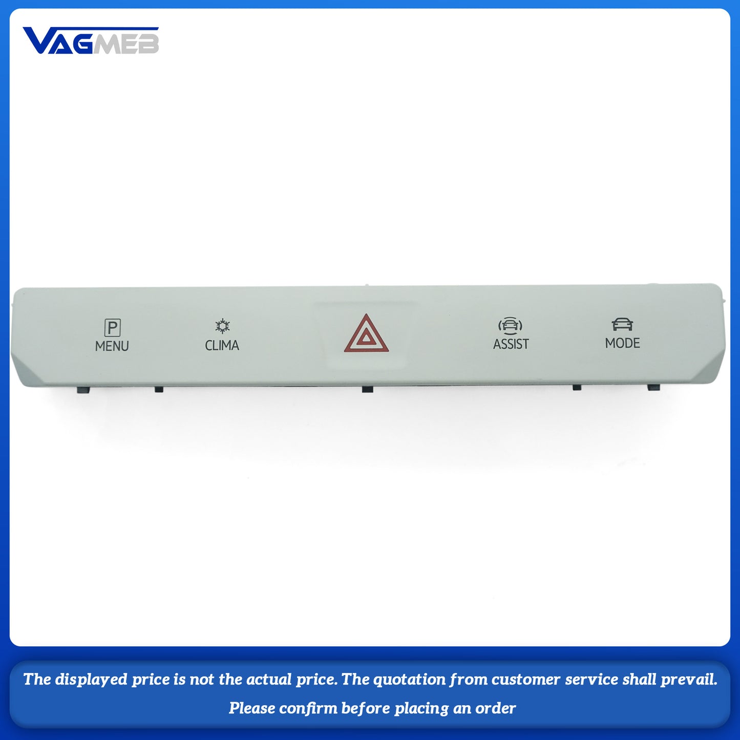 For VW ID3 ID4 ID5 IDB 10 inch screen multifunction button switch Car Accessories 10A 925 200D