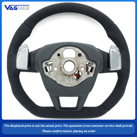 multifunctional flat bottomed sports steering wheel with heating For Audi A6 C8