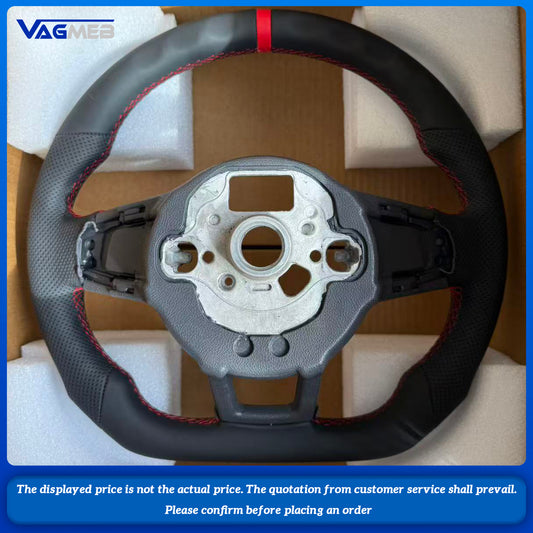 For VW Passat Tiguan Golf 7 7.5 Mk7 polo RGTI 7th generation sports Steering Wheel DSG Perforated Leather