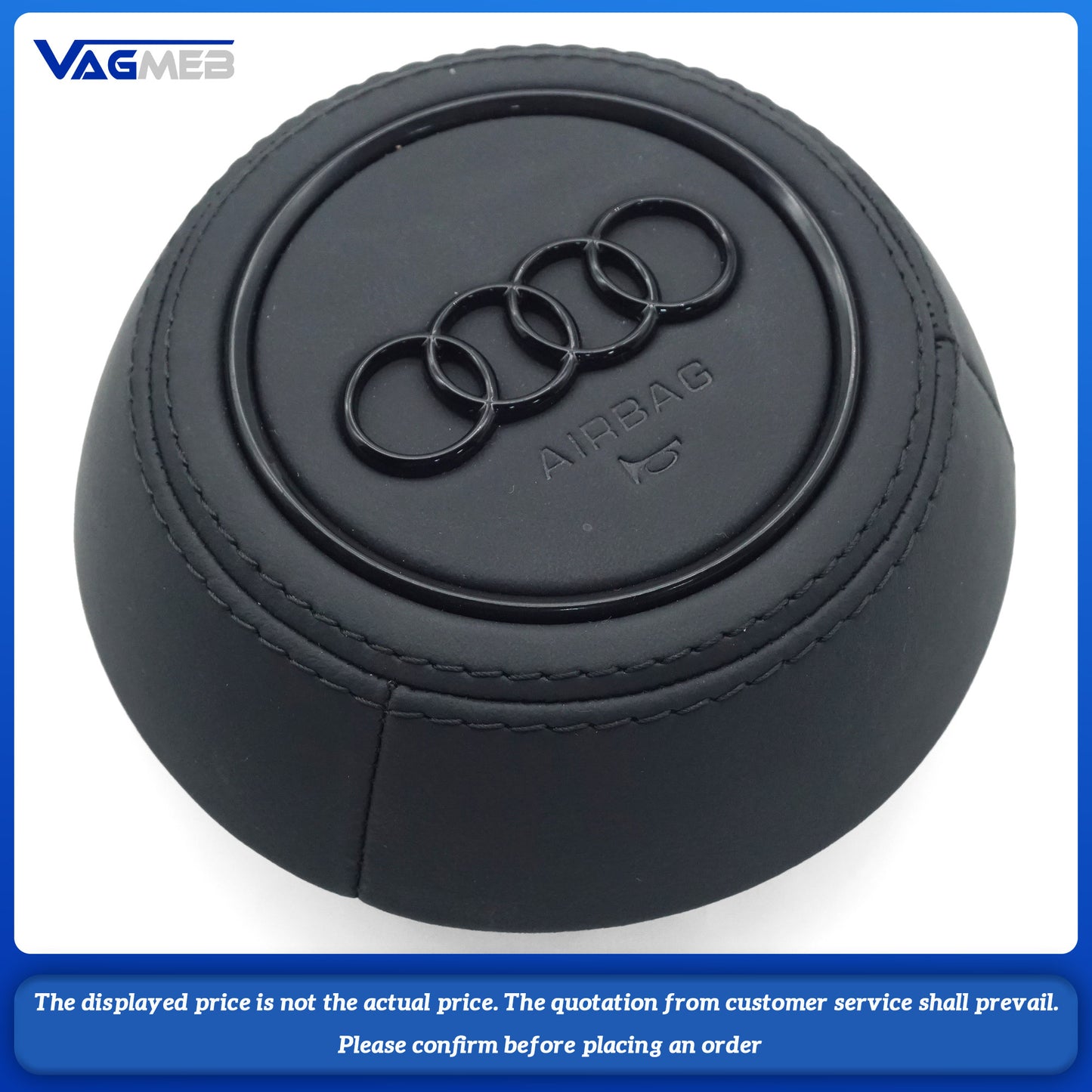 For Audi TT half-hole black line carbon fiber steering wheel