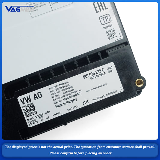 For Audi ETRQ8 Porsche Communication Module Computer Emergency Call Module Unit Control Unit 4K0 035 282C