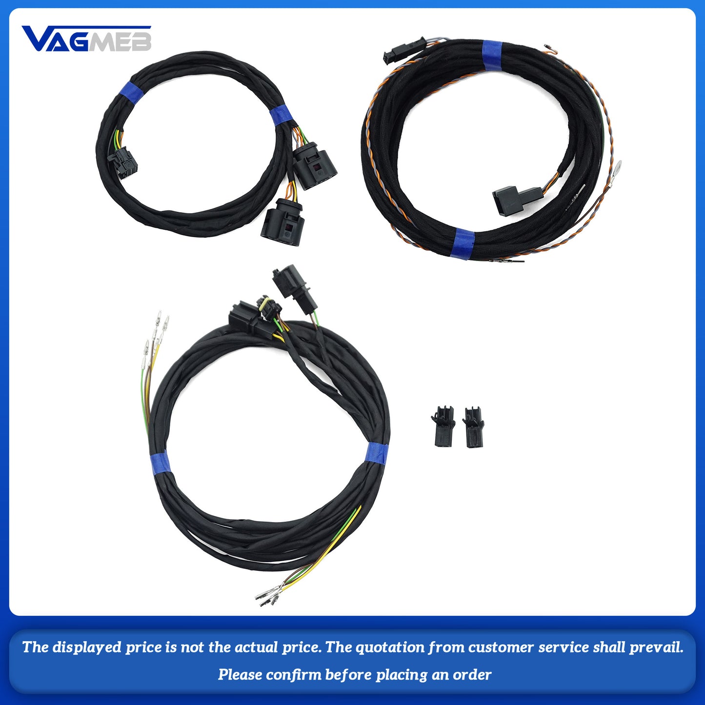 For VW Tiguan L Lane Change Assist Wiring Harness (Mirror Case Version)