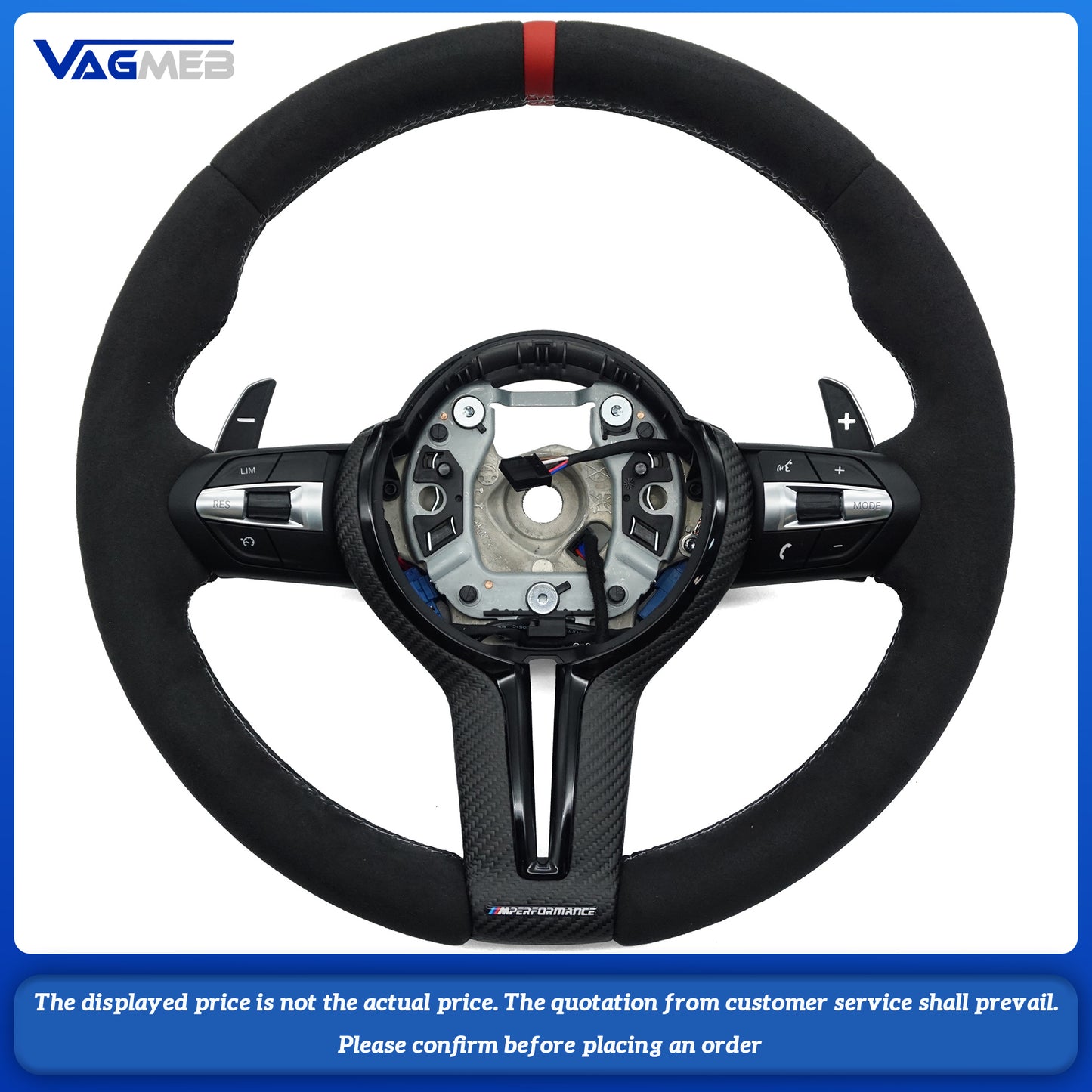 For BMW F30 F32 F10 F20 F07 F01 E46 E60 E90 M3 M5 M6 steering wheel