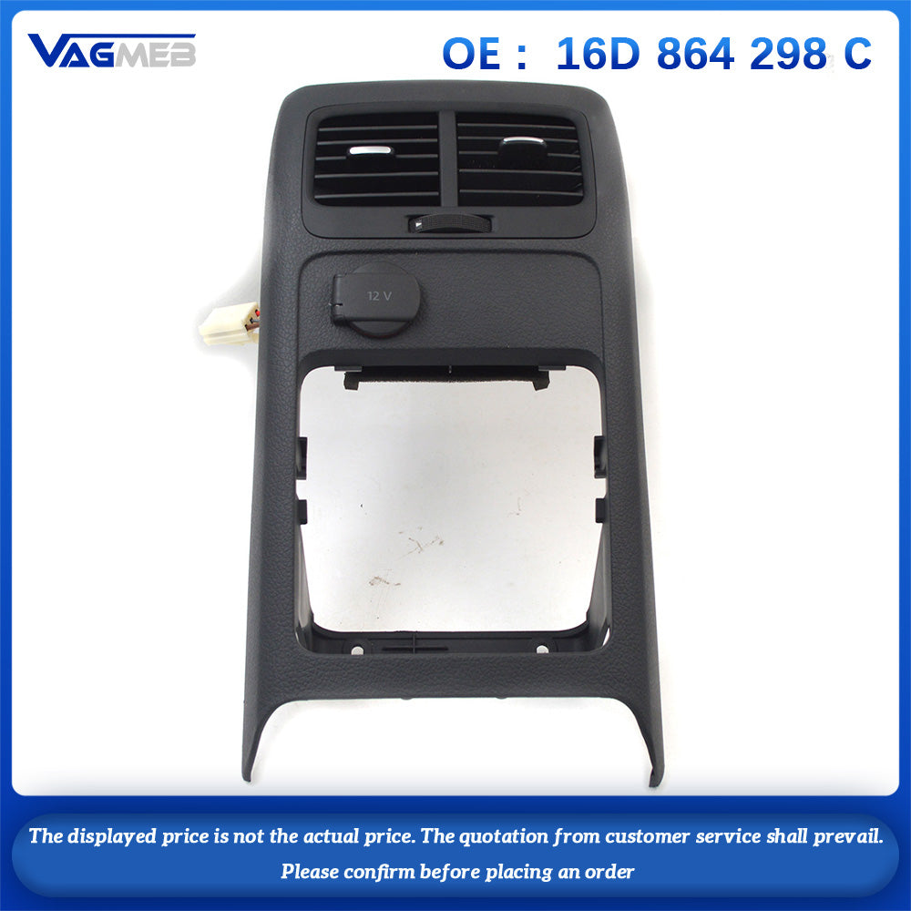 2012-2018 For VW Jettaa Air outlet of rear armchair air conditioner Rear draught Cigarette lighter assembly 16D 864 298 C