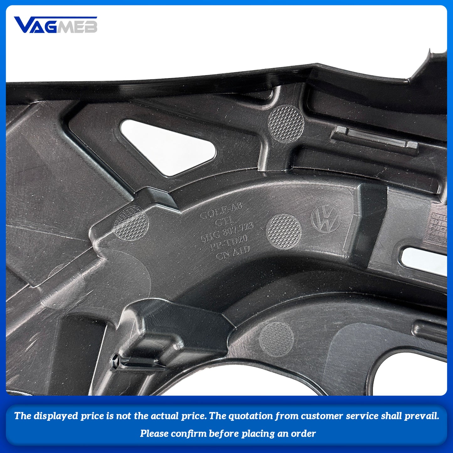 For VW Golf 8 MK8 GTI, fog light bracket 5HG 807 723 724