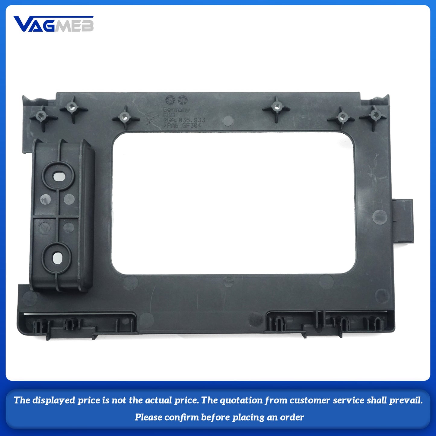 For VW 2021 Tiguan MK2, Ethernet amplifier bracket + cover plate 2GA 972 135 2GA 035 933