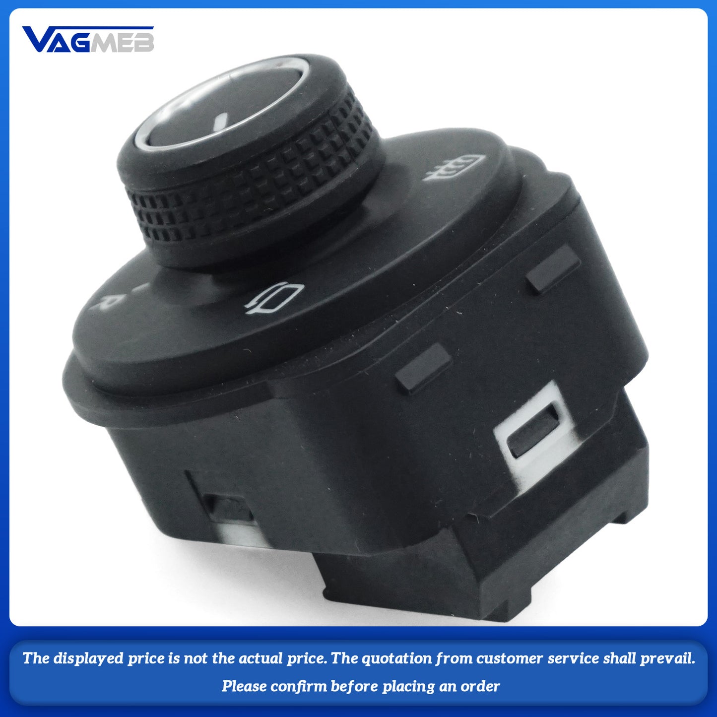 Rear View Mirror Adjuster Control Switch Folding Knob Button For VW POLO 6R 2011 2012 2016 6RD 959 565 D