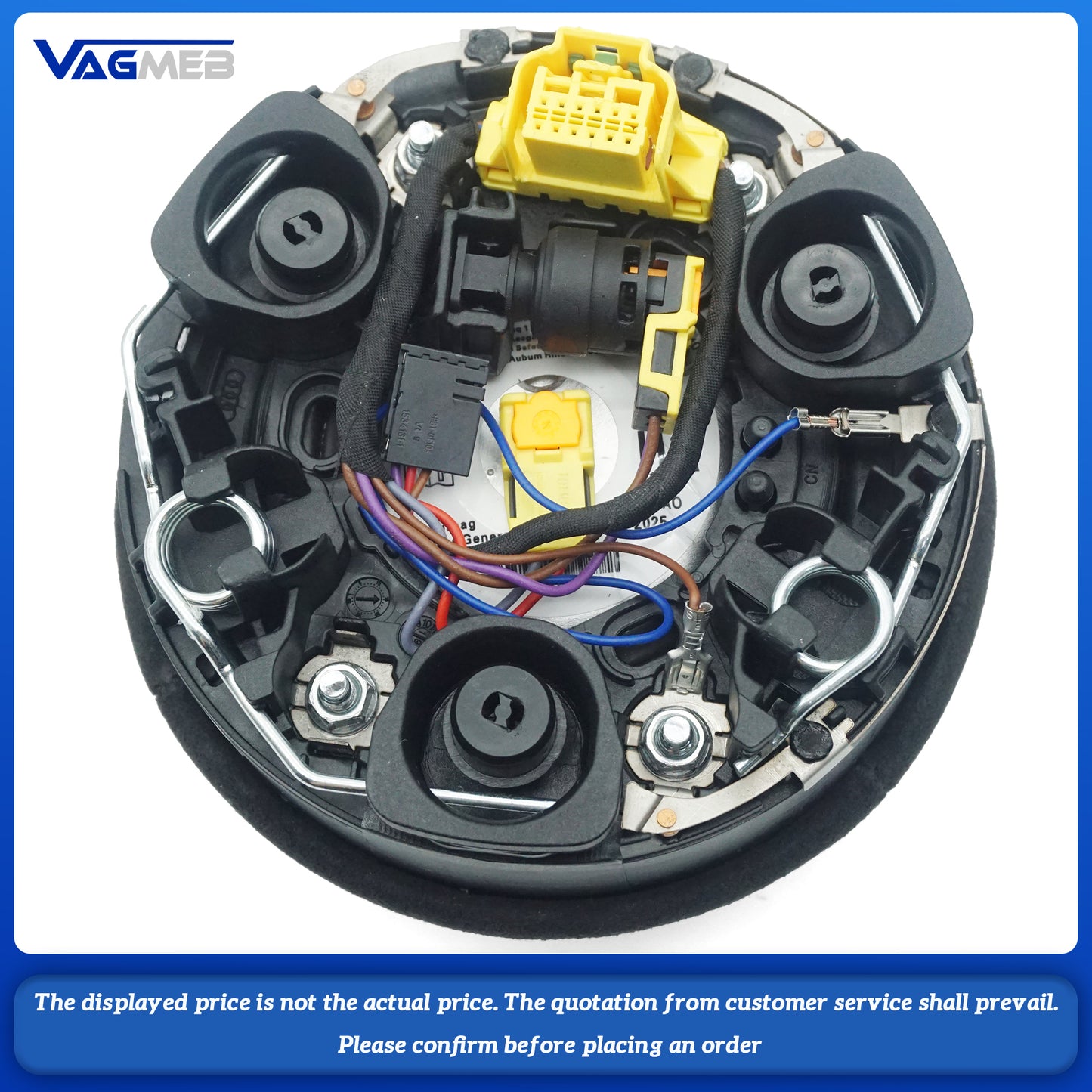 For Audi RS logo A4B9 Steering wheel