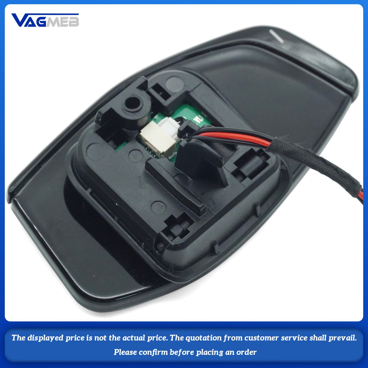 For Audi A4 B9 A3 S3 A5 A6 C8 with metal shift paddles and extended shift cover for steering wheel paddles