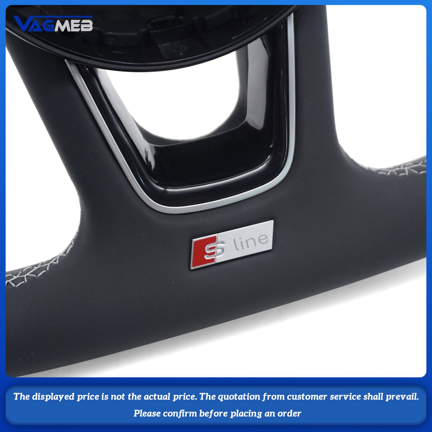 For Audi A3 8Y Sline Logo Steering Wheel