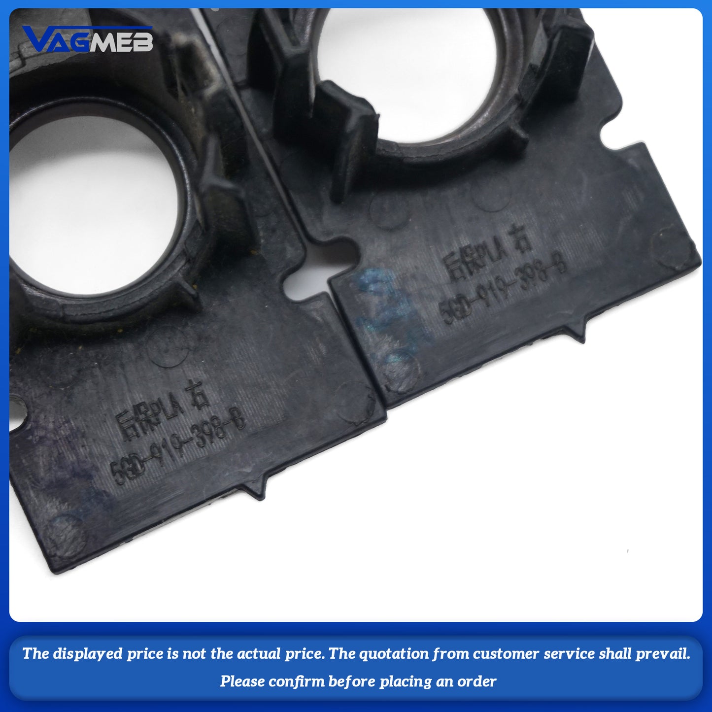 The MQB 0-liter 12-radar kit does not come with a switch
