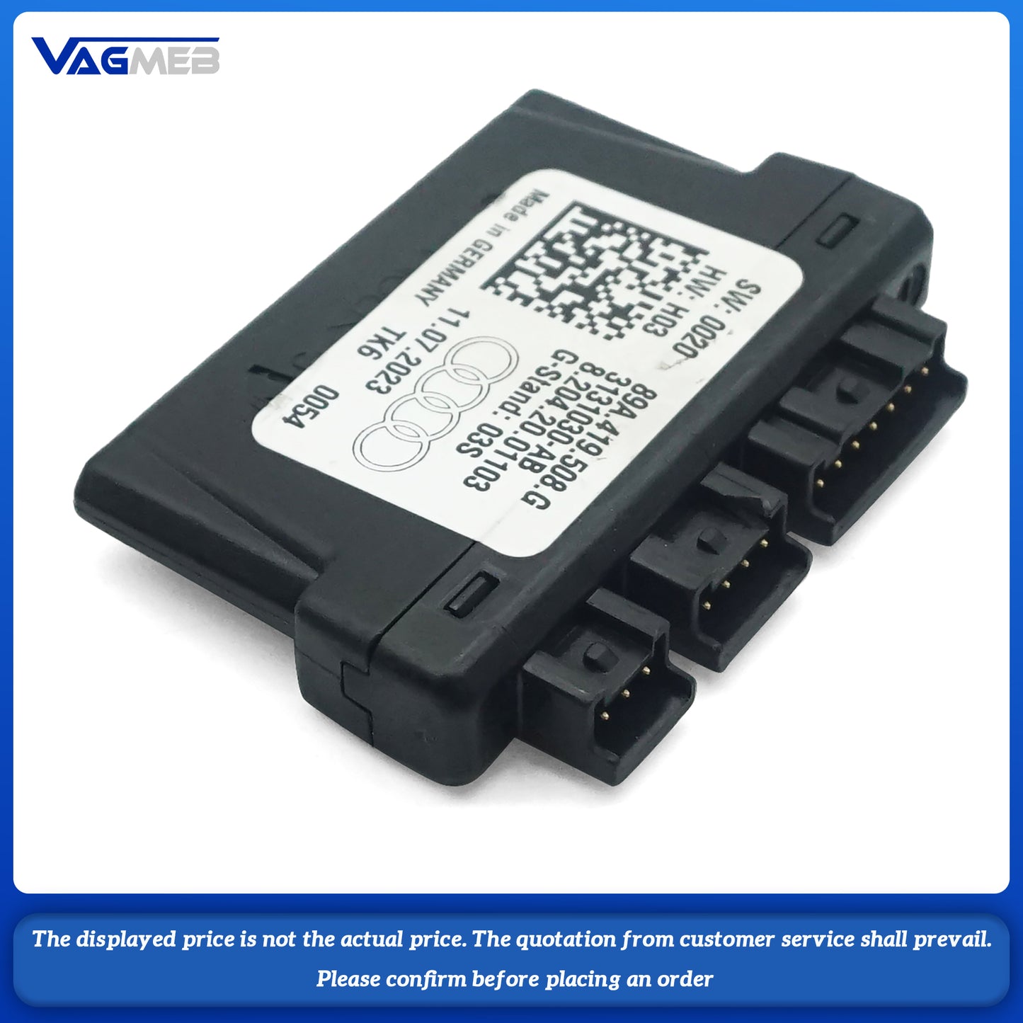 Steering Wheel Release Control Module For Audi Recognition Control Module 89A 419 508 G
