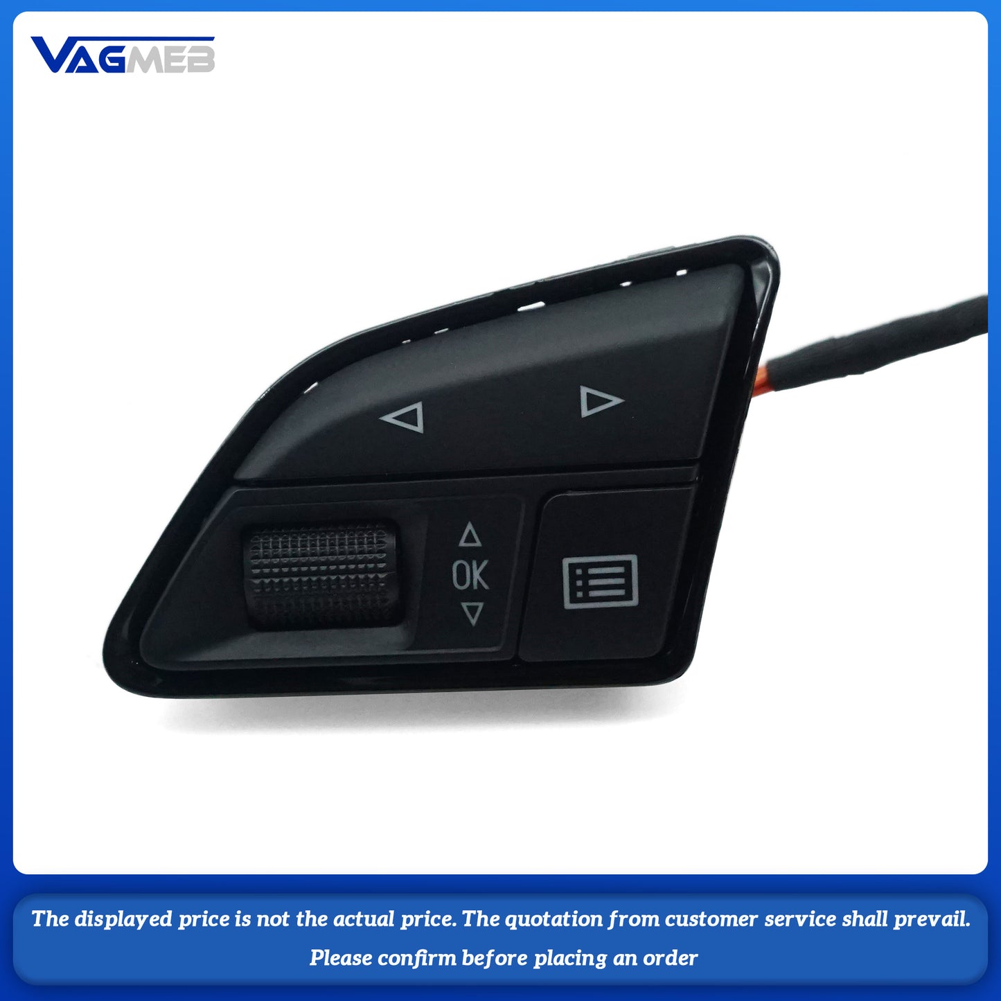 For Audi A38V Modification Parts Multi-Function Steering Wheel Button Switch
