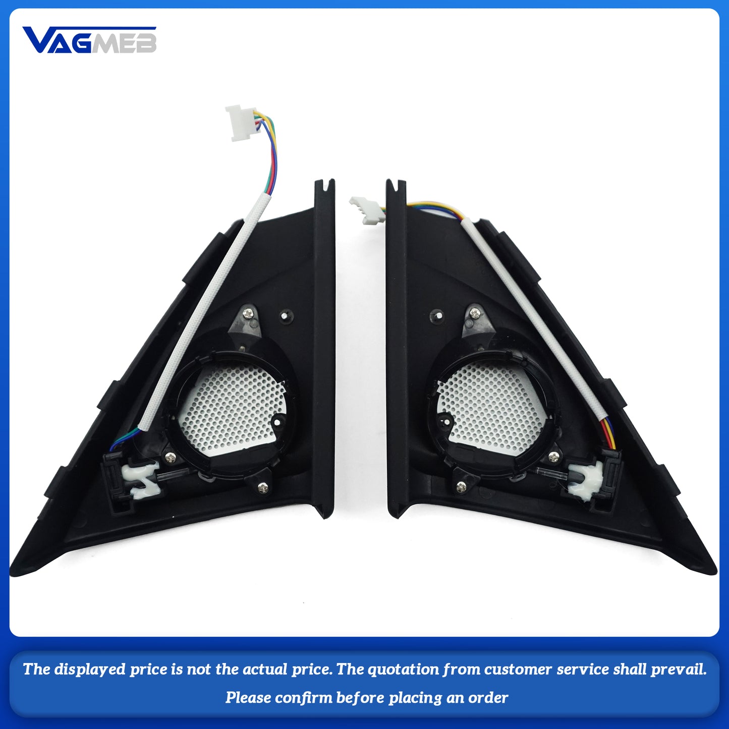 For 2010-2017 BMW 5 Series F10 F11 F18 Horn LED Ambient Light Illuminate Speaker Cover Luminous Tweeter Cover