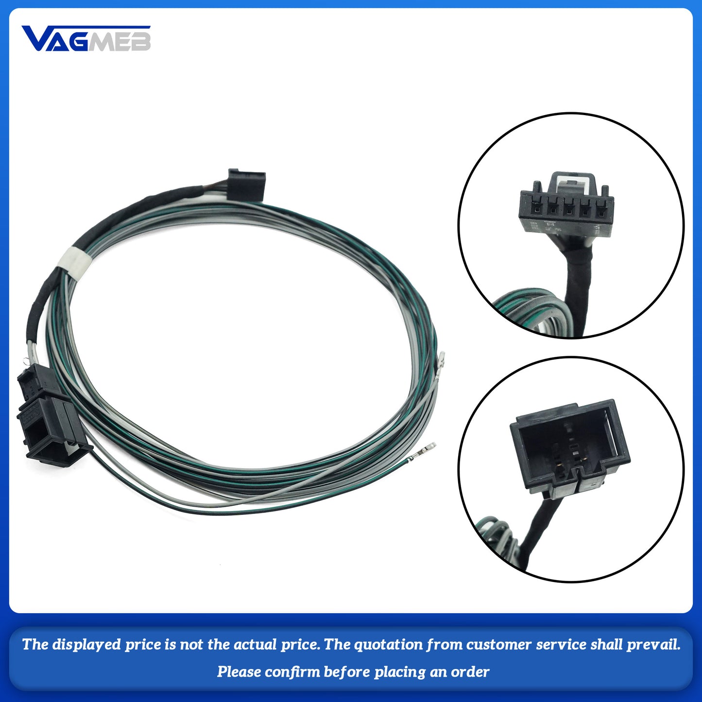 Adapter cable harness For upgrading and installing LED taillights For Audi A4 B9