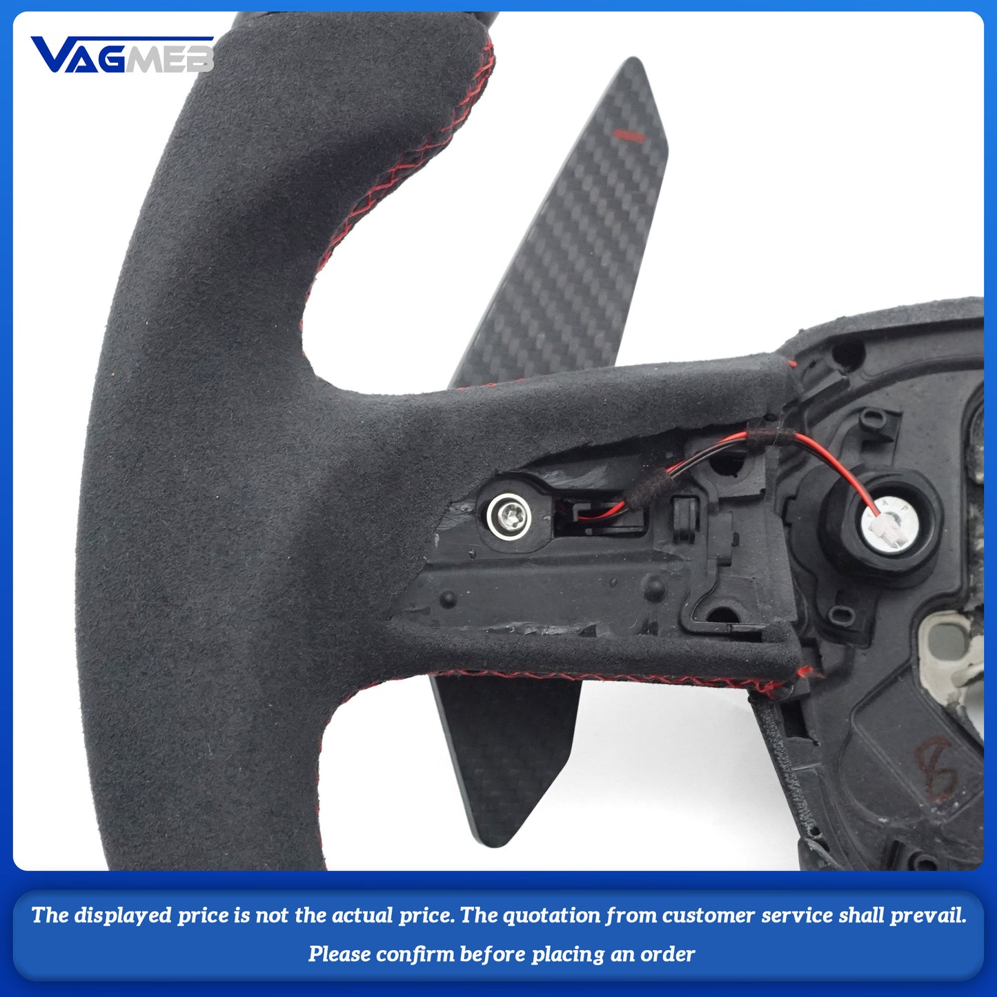 For Audi Q5 FY Q7 4M Q8 custom carbon fiber flat bottomed sports car steering wheel