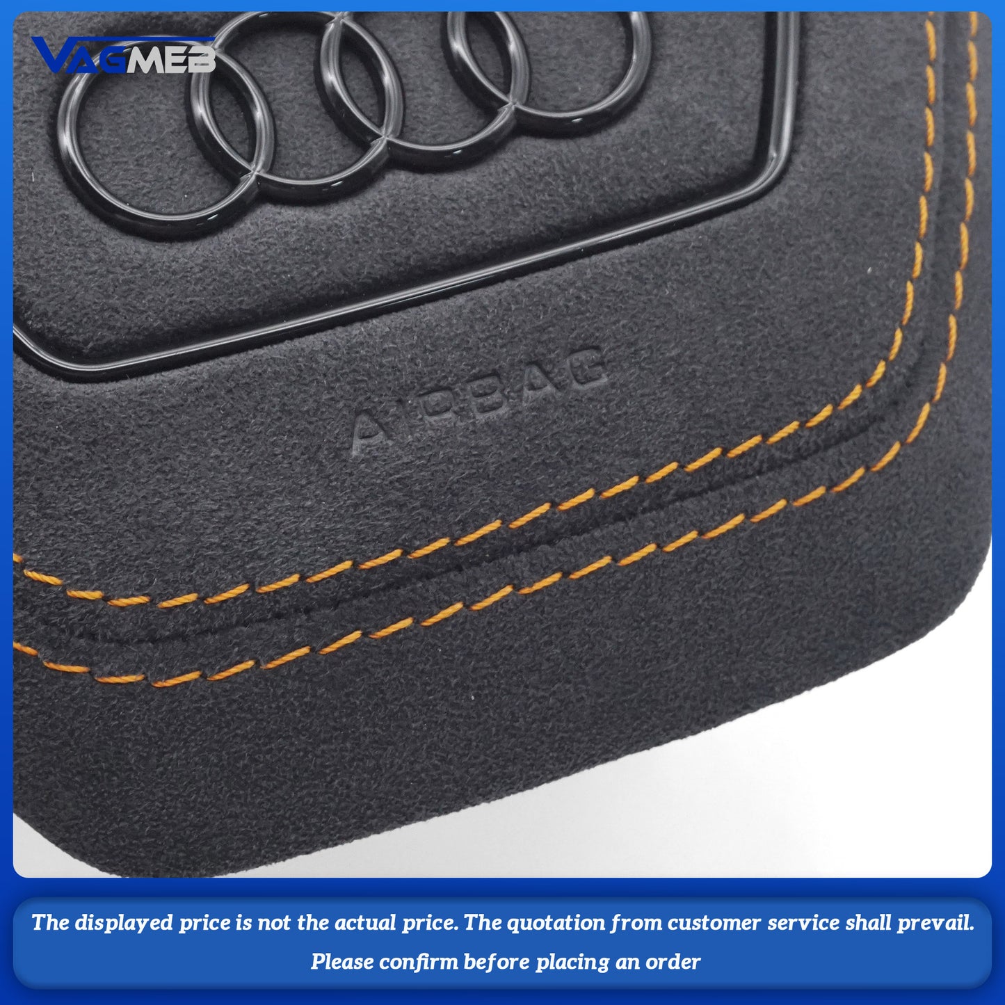 Steering wheel airbag cover multifunction steering wheel For Audi A6C8