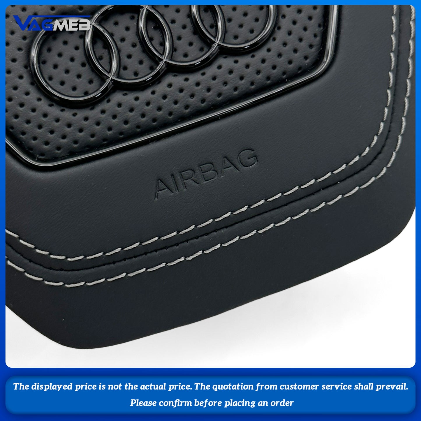 Steering wheel airbag cover multifunction steering wheel For Audi A6C8