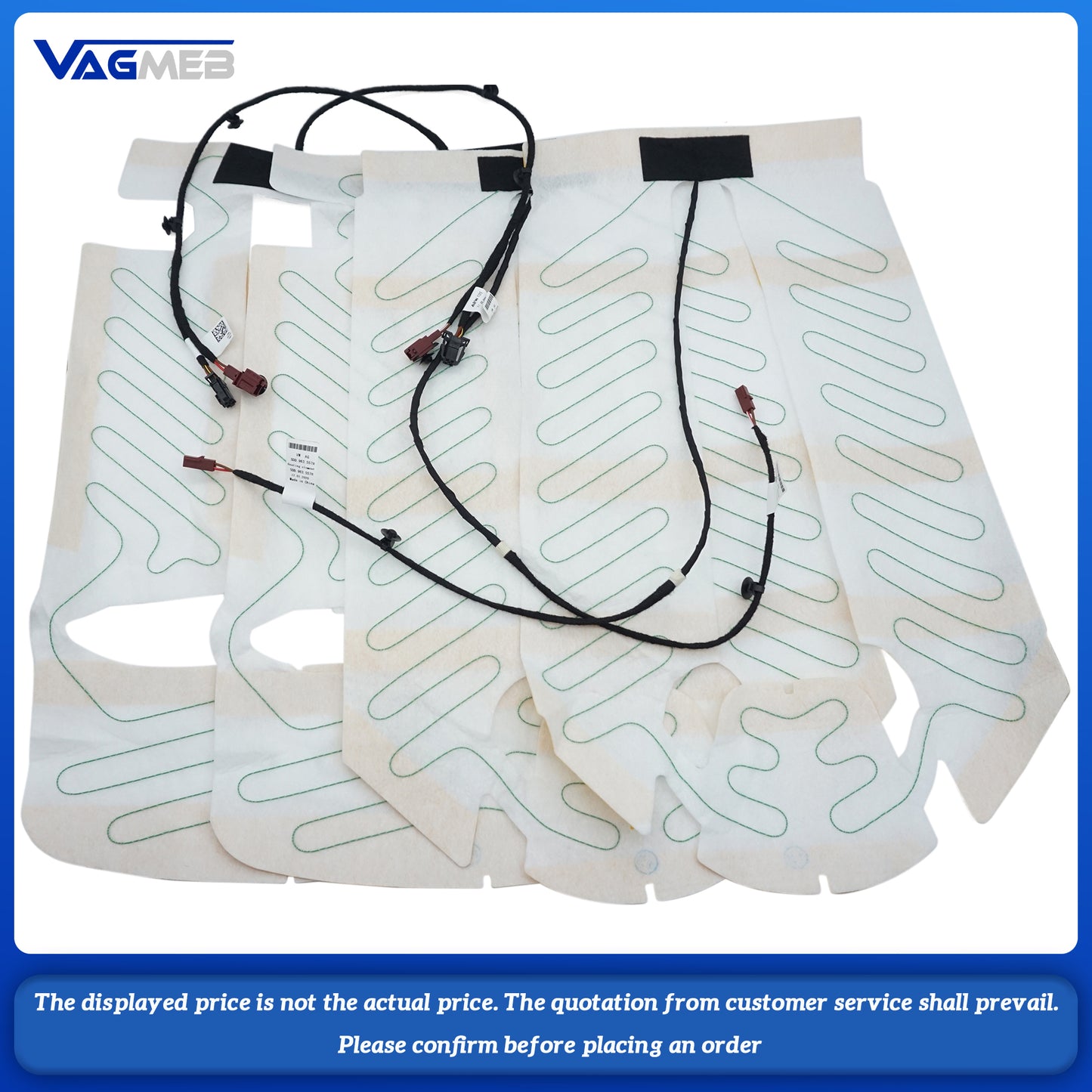 OEM Front driver and passenger seat heating pad back heating package For Skoda Octavia 5DD 963 555B 557B