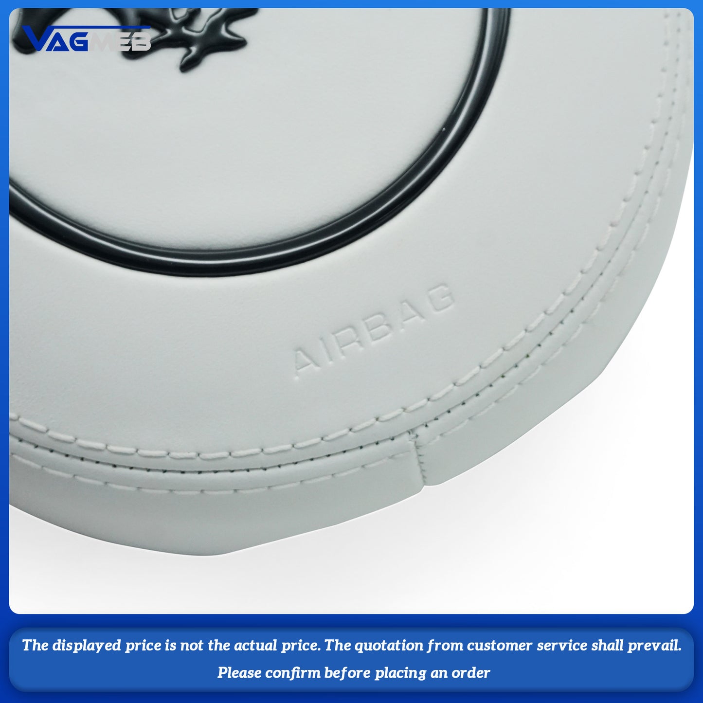 Steering wheel airbag cover multifunction steering wheel For Ford Mustang