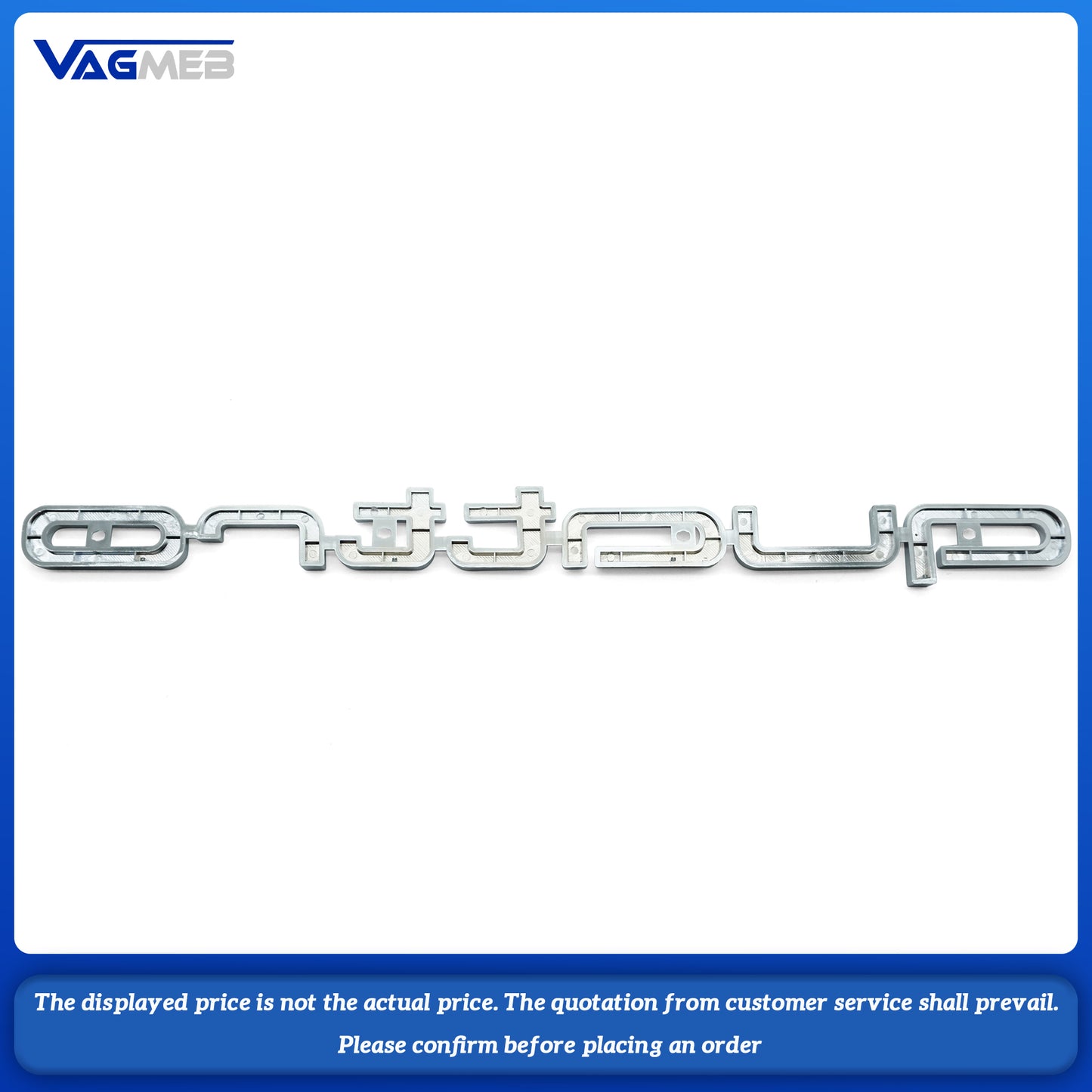 ABS Car Exterior Front Grille Emblem For Audi Quattro Logo A3 A4 A5 A6 A6L A7 A8 Q3 Q5 Q7 S3 S4 S5 RS3 RS4 RS6 Badge Accessories